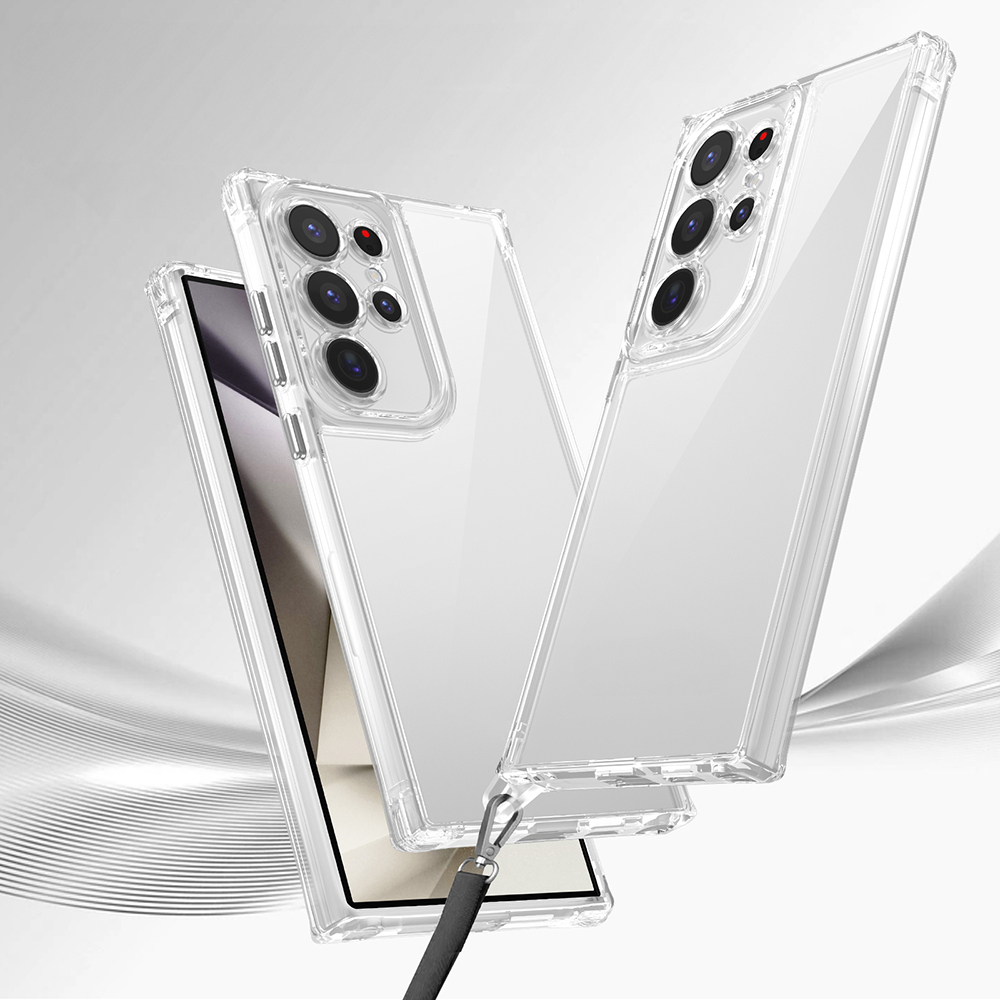 Galaxy S24 Ultra Kılıf Airbagli Takılabilir Askı Aparatlı Snap Silikon Kapak