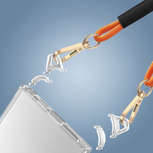 Galaxy S24 Ultra Kılıf Airbagli Takılabilir Askı Aparatlı Snap Silikon Kapak