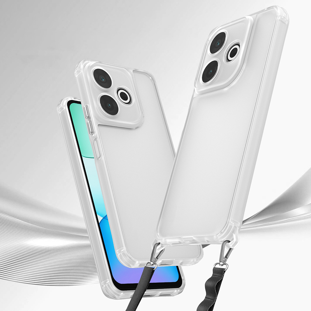 Redmi 13 4G Kılıf Airbagli Takılabilir Askı Aparatlı Snap Silikon Kapak