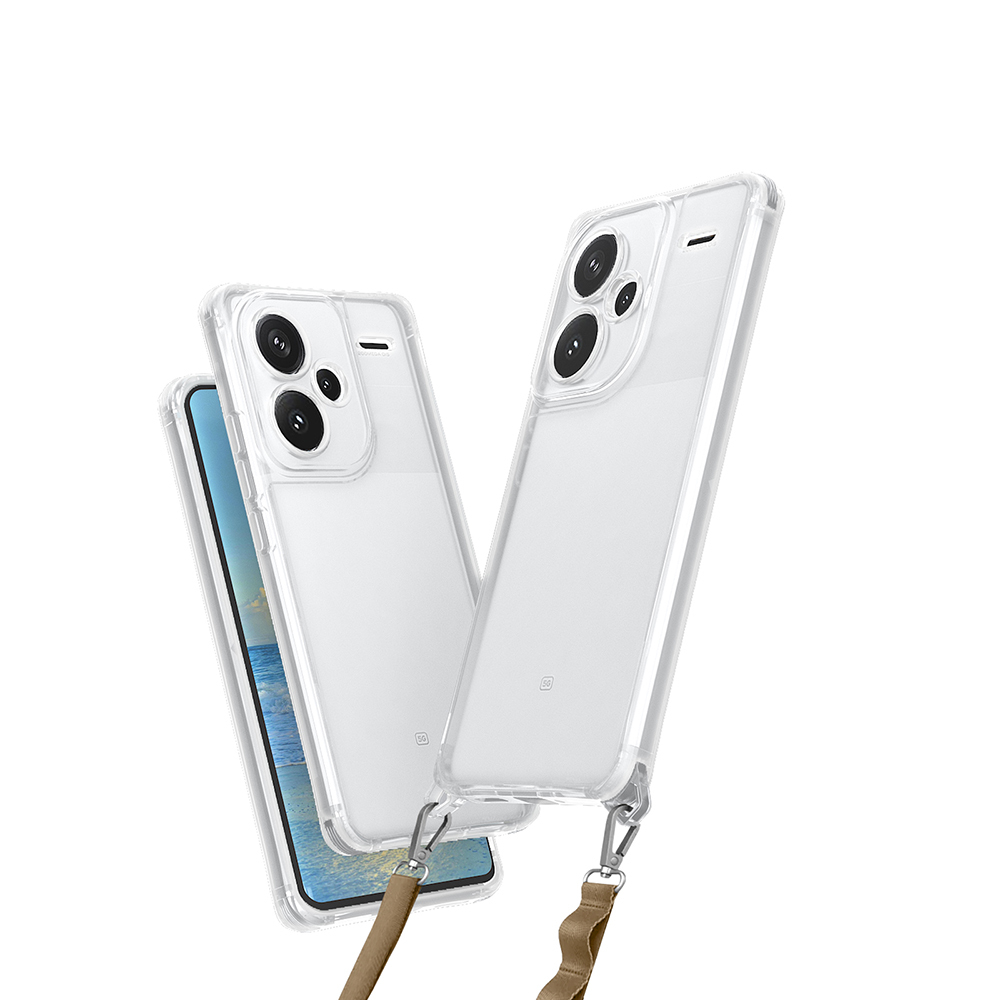 Redmi Note 13 Pro Plus 5G Kılıf Airbagli Takılabilir Askı Aparatlı Snap Silikon Kapak