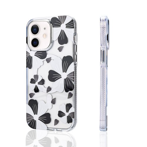 iPhone 12 Kılıf Magsafe Şarj Özellikli Papatya Desenli Kapak