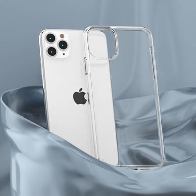 iPhone 11 Pro Max Darbe Emici Kamera Kor. Antişok Şeffaf Kılıf