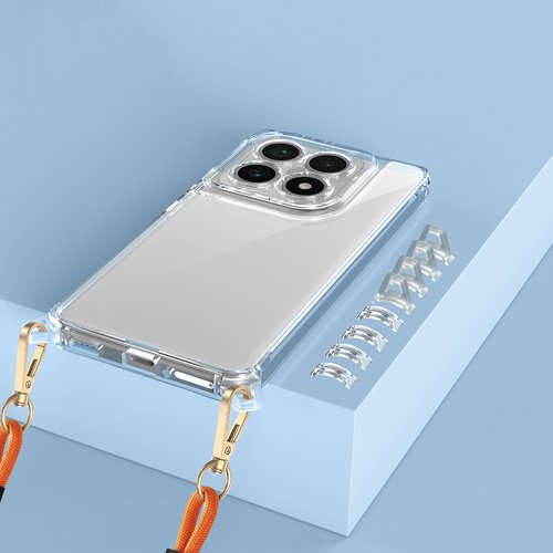 Xiaomi 14T Kılıf Airbagli Takılabilir Askı Aparatlı Snap Silikon Kapak