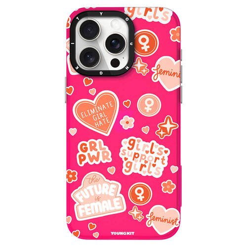 Apple iPhone 13 Kılıf Bethany Green Tasarımlı Youngkit Sweet Language Kapak