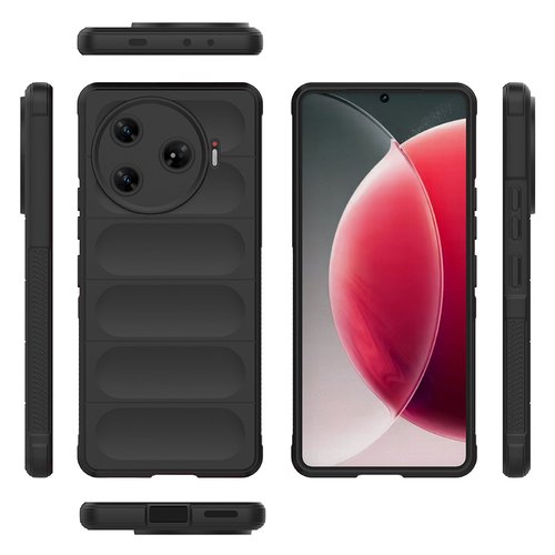 Tecno Spark 30 Pro Kılıf Esnek TPU Oyuklu Arka Yüzey Tasarımlı Etnik Silikon Kapak