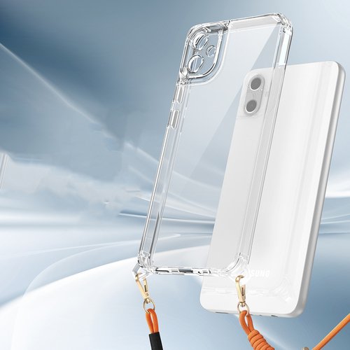 Galaxy A06 Kılıf Airbagli Takılabilir Askı Aparatlı Snap Silikon Kapak