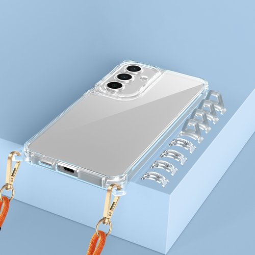 Galaxy A26 Kılıf Airbagli Takılabilir Askı Aparatlı Snap Silikon Kapak