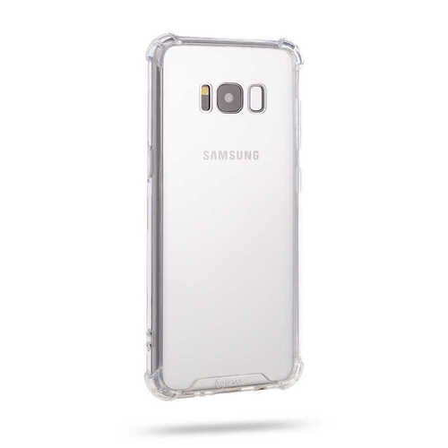 Galaxy S8 Kılıf Şeffaf Köşe Korumalı Roar Armor Gel Kapak