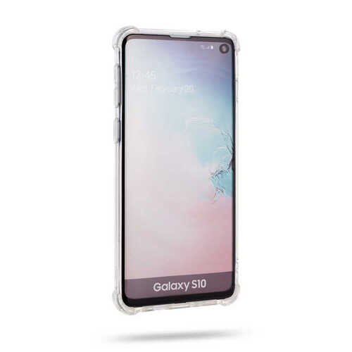 Galaxy S10 Kılıf Şeffaf Köşe Korumalı Roar Armor Gel Kapak