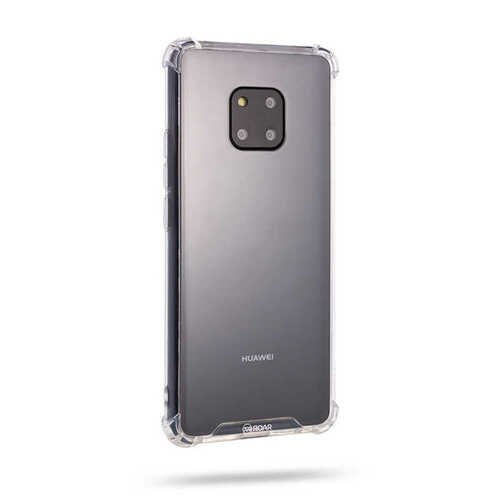 Huawei Mate 20 Pro Kılıf Şeffaf Köşe Korumalı Roar Armor Gel Kapak