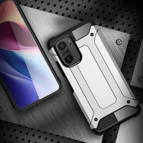 Xiaomi Mi 11İ Kılıf Armor Hybrid Zırh Kamera Çıkıntılı Silikon