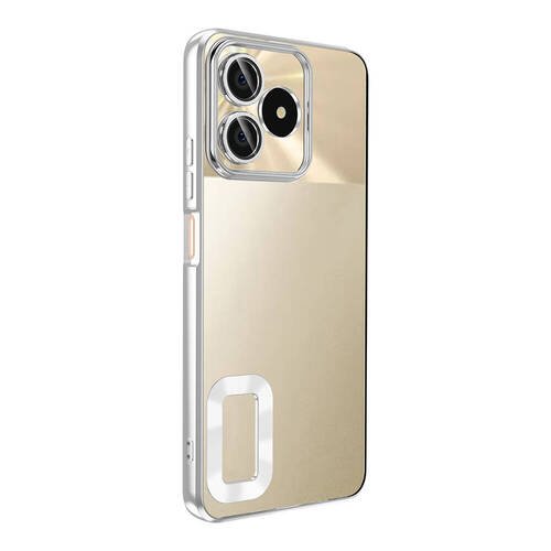 Realme C53 4G Kılıf Kamera Korumalı Logo Gösteren Zore Omega Kapak