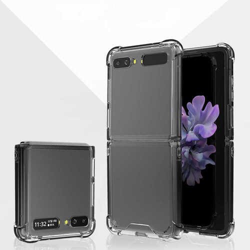 Galaxy Z Flip 4 Kılıf Köşeleri Airbagli Anti Shock Silikon