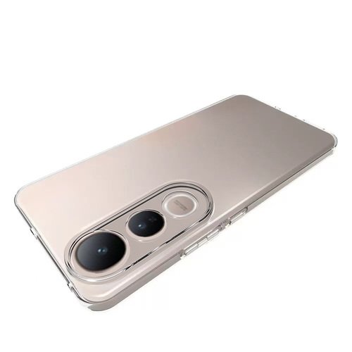 Vivo V50 Lite 4G Kılıf İnce ve Esnek Şeffaf Süper Silikon