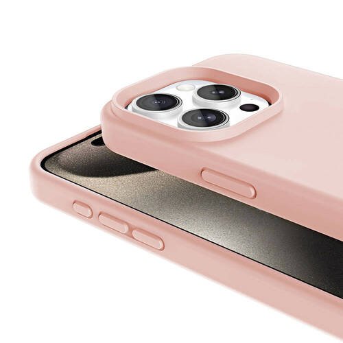 iPhone 15 Pro Max Kılıf Magsafe Şarj Özellikli Sıvı Teknolojili Silinebilir İçi Kadife Silikon Kapak