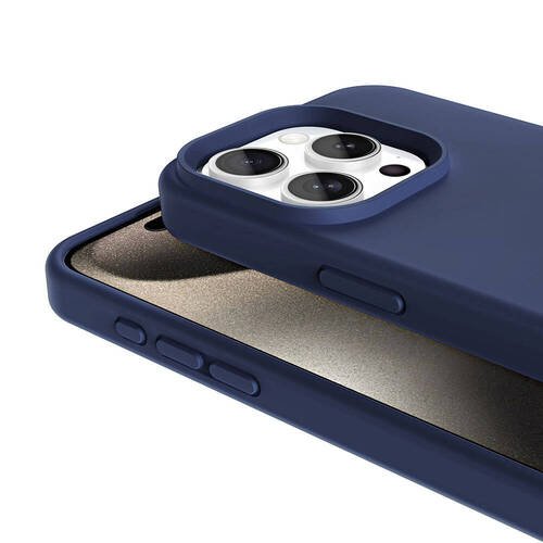 iPhone 15 Pro Max Kılıf Magsafe Şarj Özellikli Sıvı Teknolojili Silinebilir İçi Kadife Silikon Kapak