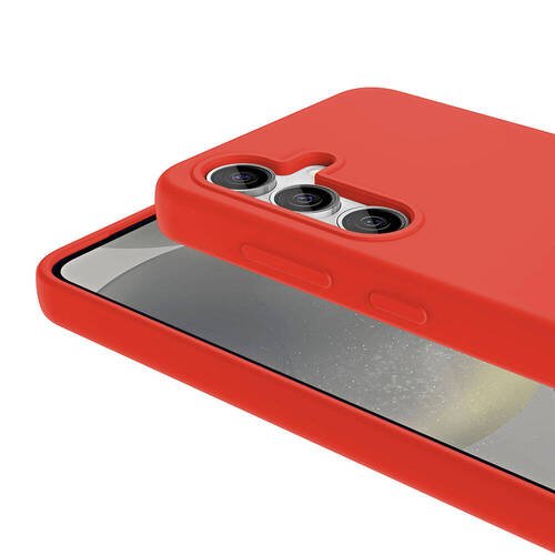 Galaxy S24 Plus Kılıf Magsafe Şarj Özellikli Sıvı Teknolojili Silinebilir İçi Kadife Silikon Kapak