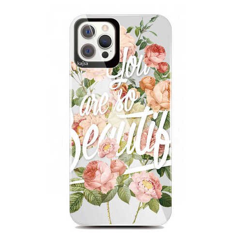 iPhone 12 Pro Kılıf Kajsa Floral Kapak