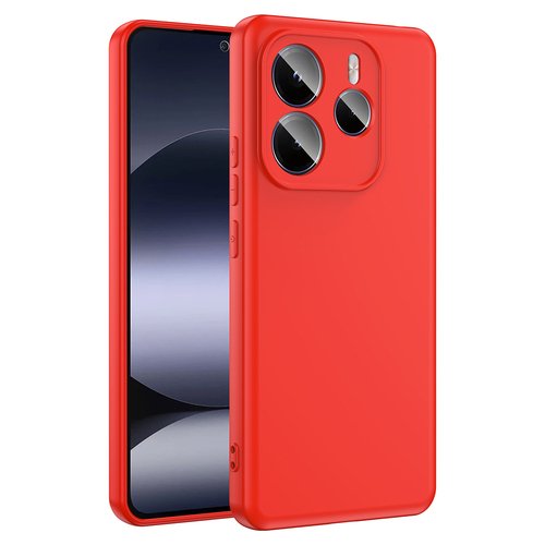 Redmi Note 14 5G Kılıf Lansman Tasarım İç Yüzeyi Kadife Silikon