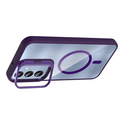 Galaxy A36 Kılıf Magsafe Standlı ve Kamera Lens Koruma Hediyeli Etro Kapak