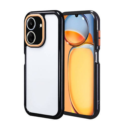 Poco C65 Kılıf Kamera Korumalı Renkli Kenar ve Çerçeve Tasarımlı Ahenk Kapak