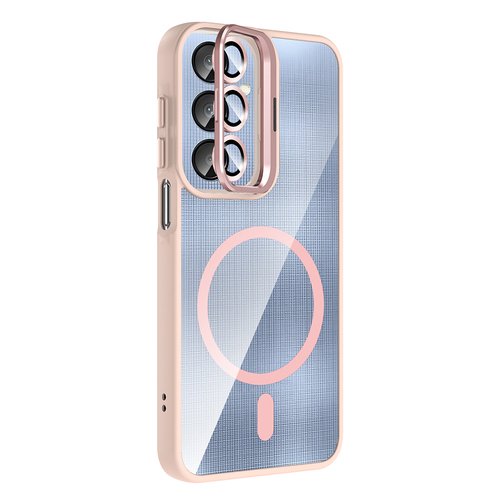 Galaxy A56 Kılıf Magsafe Standlı ve Kamera Lens Koruma Hediyeli Etro Kapak