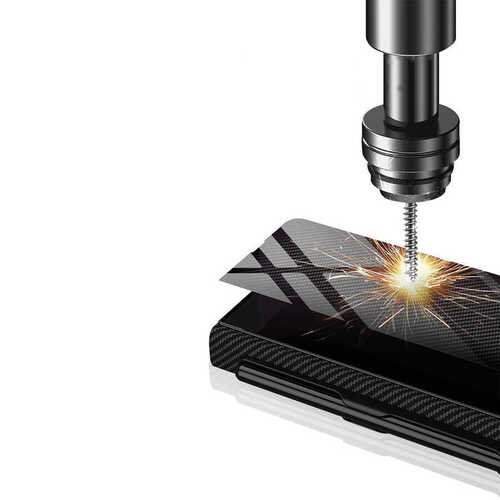 Galaxy Z Fold 3 Kılıf Kapaklı Deri Tasarım Lüx Koruma