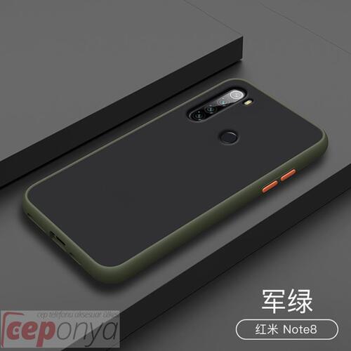 Xiaomi Redmi Note 8 Mat Airbag El İzi Yapmayan Kaliteli Kılıf