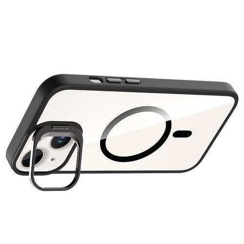 iPhone 13 Kılıf Magsafe Standlı ve Kamera Lens Koruma Hediyeli Etro Kapak