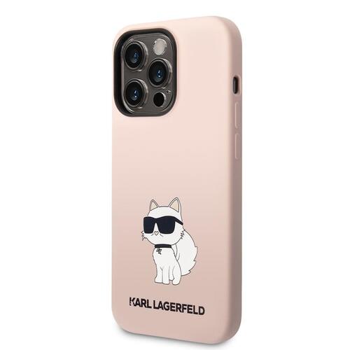 Apple iPhone 14 Pro Max Kılıf Karl Lagerfeld Silikon Choupette Dizayn Kapak