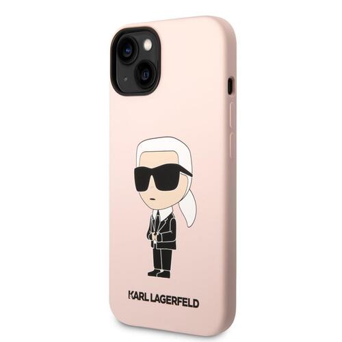 Apple iPhone 14 Kılıf Karl Lagerfeld Silikon Karl Dizayn Kapak