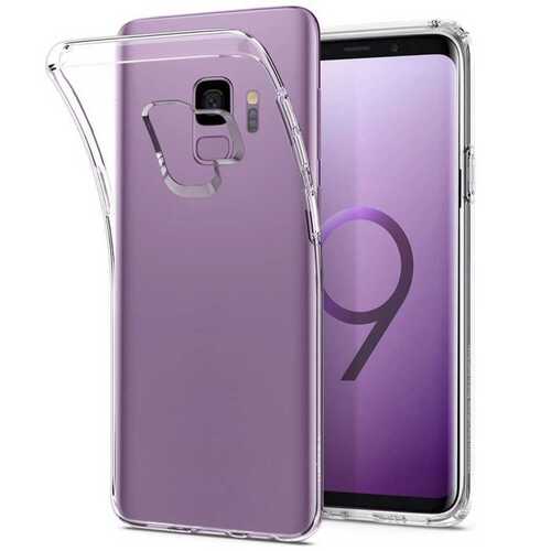 Galaxy S9 Kılıf İnce ve Esnek Şeffaf Süper Silikon