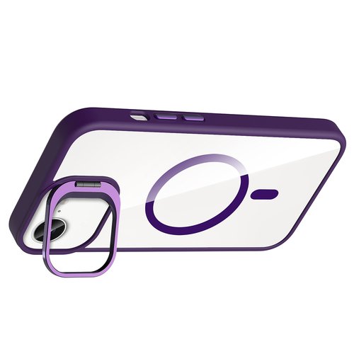 iPhone 16E Kılıf Magsafe Standlı ve Kamera Lens Koruma Hediyeli Etro Kapak