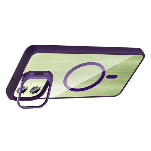 Galaxy A06 Kılıf Magsafe Standlı ve Kamera Lens Koruma Hediyeli Etro Kapak