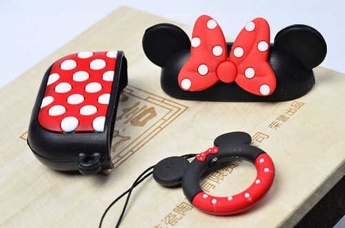 Ceponya Apple Airpods Pro Kılıf Airbag 12 Mickey Tasarım Silikon