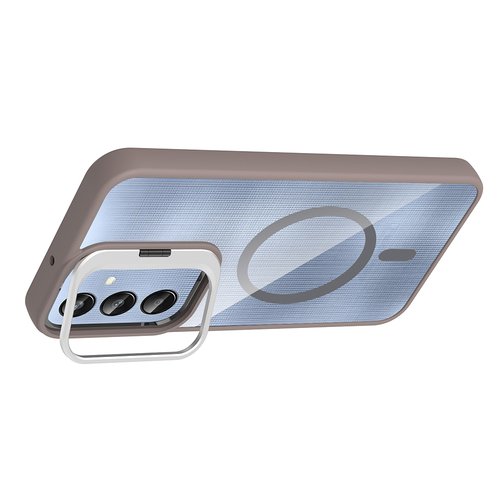 Galaxy A26 Kılıf Standlı ve Kamera Lens Koruma Hediyeli Etro Kapak