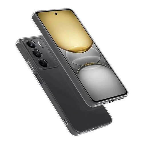 Realme C75 Kılıf İnce ve Esnek Şeffaf Süper Silikon