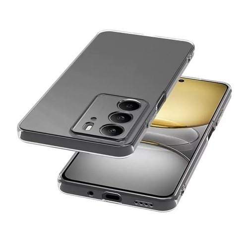 Realme C75 Kılıf İnce ve Esnek Şeffaf Süper Silikon