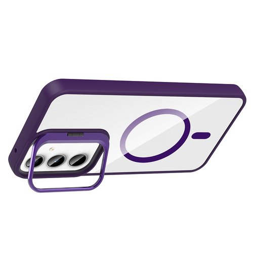 Galaxy A35 Kılıf Magsafe Standlı ve Kamera Lens Koruma Hediyeli Etro Kapak