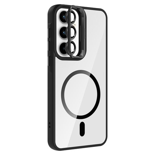 Galaxy A35 Kılıf Magsafe Standlı ve Kamera Lens Koruma Hediyeli Etro Kapak