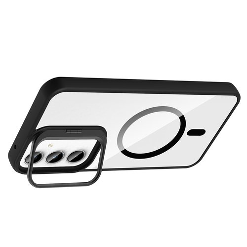 Galaxy A35 Kılıf Magsafe Standlı ve Kamera Lens Koruma Hediyeli Etro Kapak