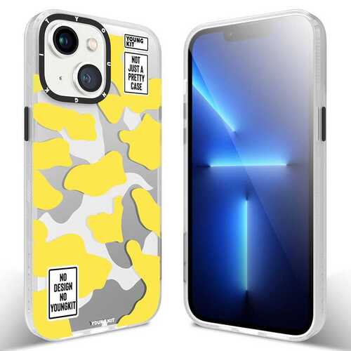 iPhone 13 Kılıf YoungKit Kamuflaj Serisi Kapak
