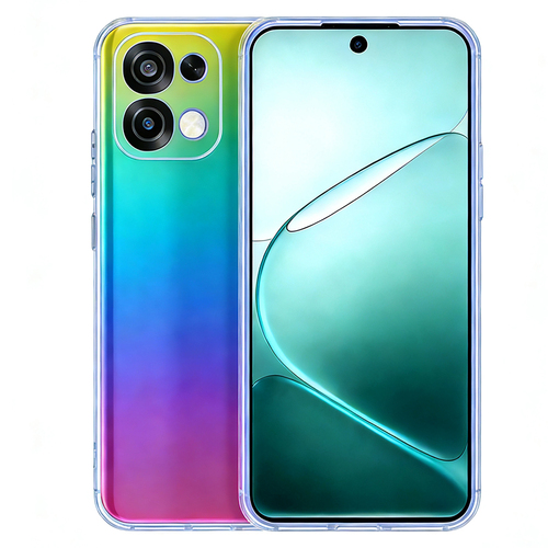 Oppo A6 Pro Kılıf İnce ve Esnek Şeffaf Süper Silikon