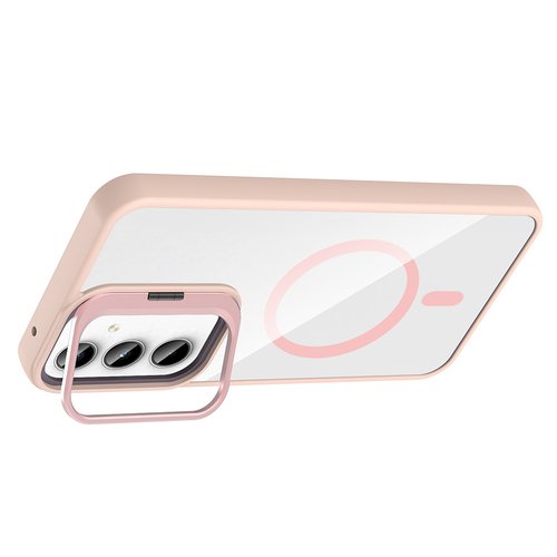 Galaxy A55 Kılıf Magsafe Standlı ve Kamera Lens Koruma Hediyeli Etro Kapak