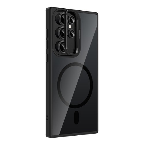 Galaxy S22 Ultra Kılıf Standlı ve Kamera Lens Koruma Hediyeli Etro Kapak