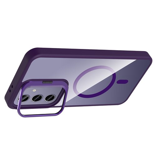 Galaxy S24 Plus Kılıf Standlı ve Kamera Lens Koruma Hediyeli Etro Kapak