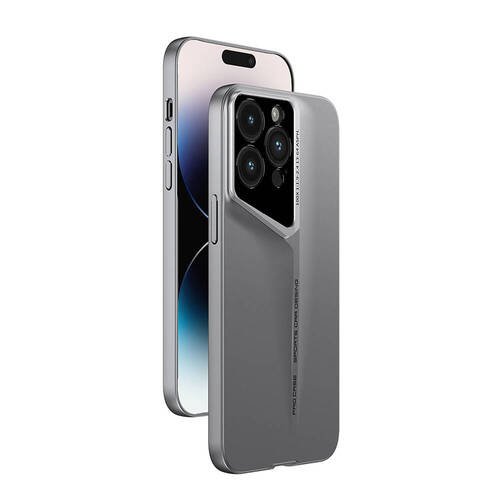 iPhone 15 Pro Kılıf Ultra İnce Kameralı Korumalı Sert Rubber Procase Kapak