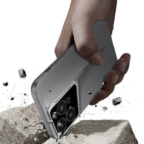 iPhone 15 Pro Kılıf Ultra İnce Kameralı Korumalı Sert Rubber Procase Kapak