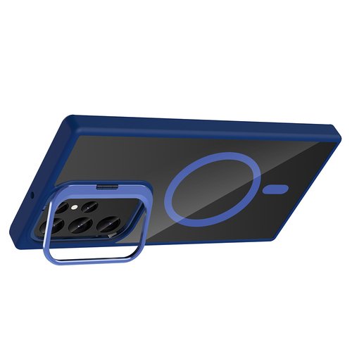 Galaxy S24 Ultra Kılıf Standlı ve Kamera Lens Koruma Hediyeli Etro Kapak