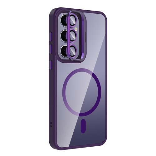 Galaxy S25 Plus Kılıf Standlı ve Kamera Lens Koruma Hediyeli Etro Kapak